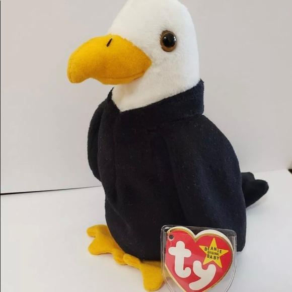 Rare & Retired Baldy the Eagle Beanie Baby  #4074 - Picture 6 of 6